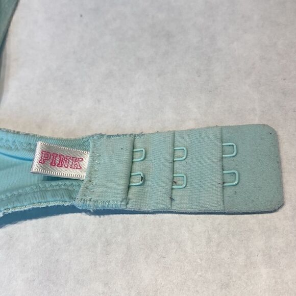 Pink Victoria’s Secret Wear Everywhere Push-Up 32C Multi-Way Straps Blue Pink - Picture 4 of 12